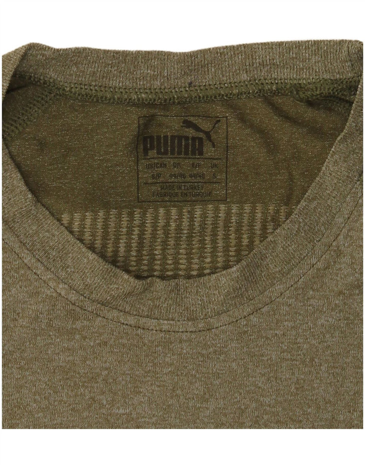 Tricou pentru bărbați Puma Top Small Khaki