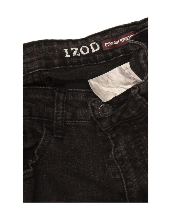 Blugi drepti stretch pentru femei Izod W32 L32 bumbac gri