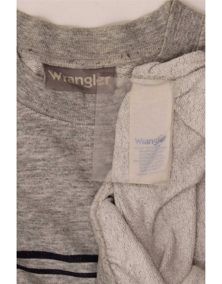 Hanorac pentru bărbați Wrangler Jumper mic, gri bumbac cu pete