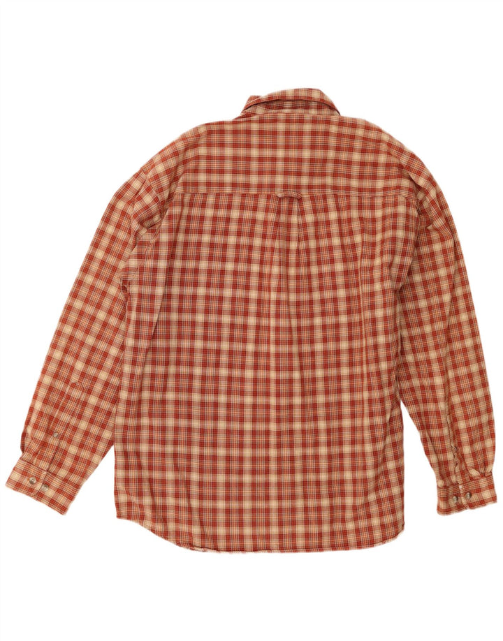 Cămașă Columbia pentru bărbați din flanel XL portocaliu din bumbac