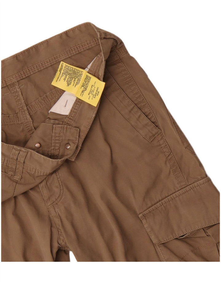 Pantaloni scurți cargo Wrangler pentru bărbați W34, bumbac maro mare