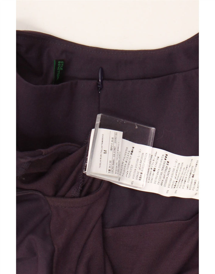 Rochie Benetton pentru femei UK 12 Medium Purple Colorblock Poliester