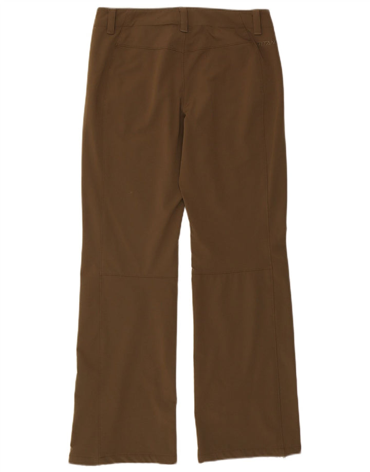 Pantaloni cargo Columbia Titanium Bootcut pentru femei US 8 Medium W30 L30 maro