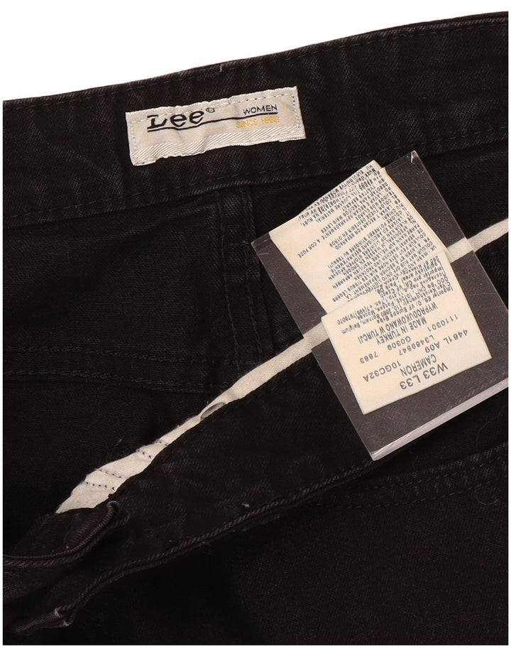 Blugi LEE Cameron cu talie înaltă pentru femei W33 L33 negri