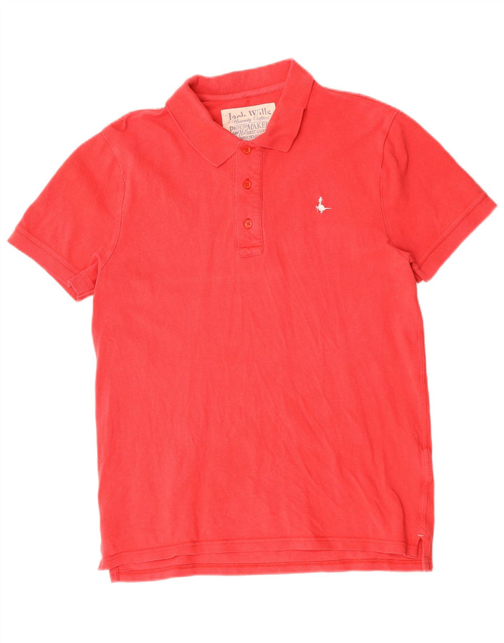 Tricou polo Jack Wills pentru bărbați, bumbac roșu mediu