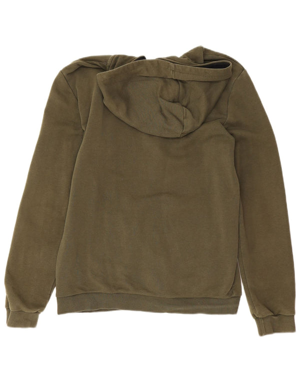 Pulover Puma Graphic Zip Hoodie pentru băieți 15-16 ani, bumbac kaki