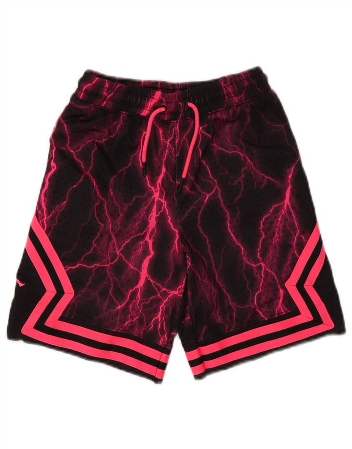 Pantaloni scurți sport Jordan Boys cu model abstract 10-11 ani, mediu negru