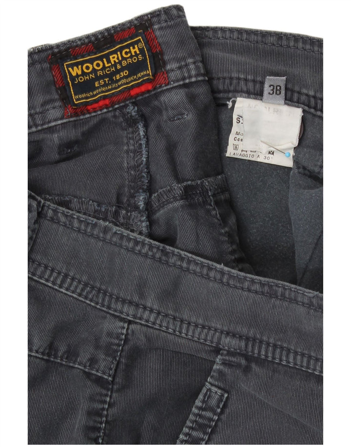 Pantaloni scurți chino pentru bărbați Woolrich W38 XL bumbac gri