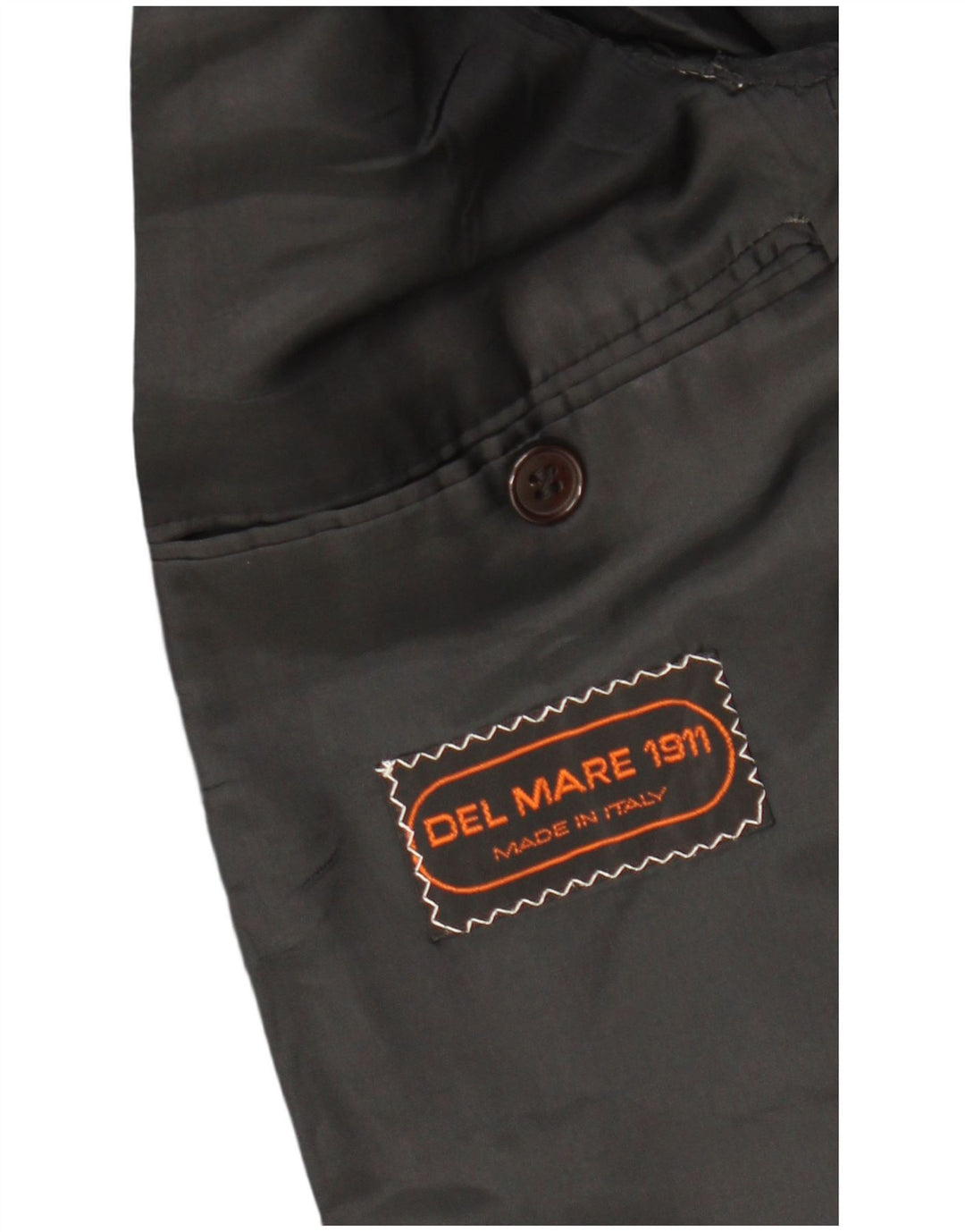 DEL MARE 1911 Jachetă pentru bărbați cu 1 buton, UK 38 Medium Black