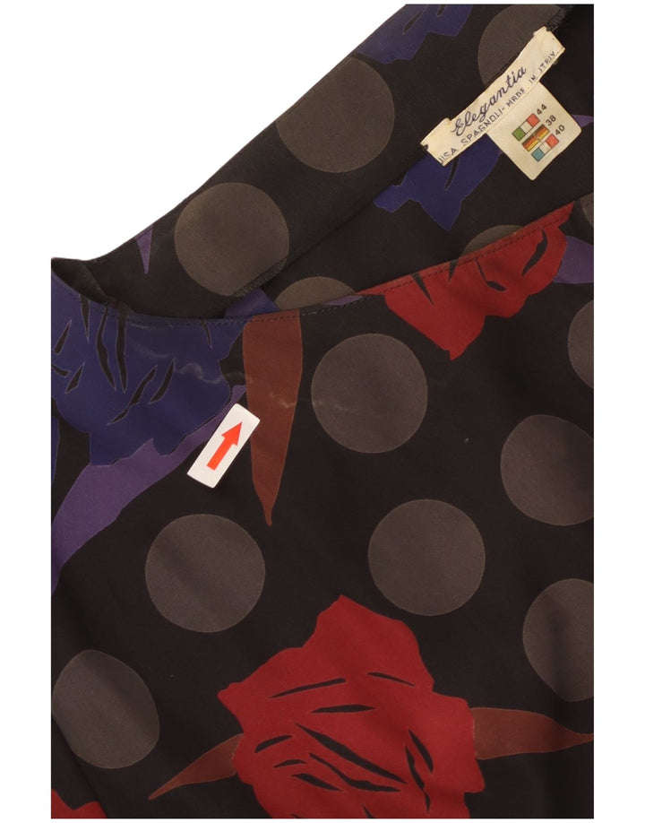 Rochie Cort Vintage Femei cu maneci lungi IT 44 Medium Multicolor Floral