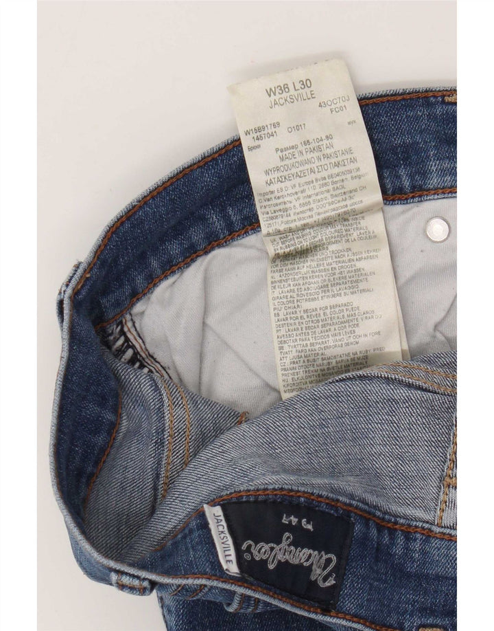 Blugi pentru bărbați Wrangler Jacksville Bootcut W36 L30 Bumbac albastru
