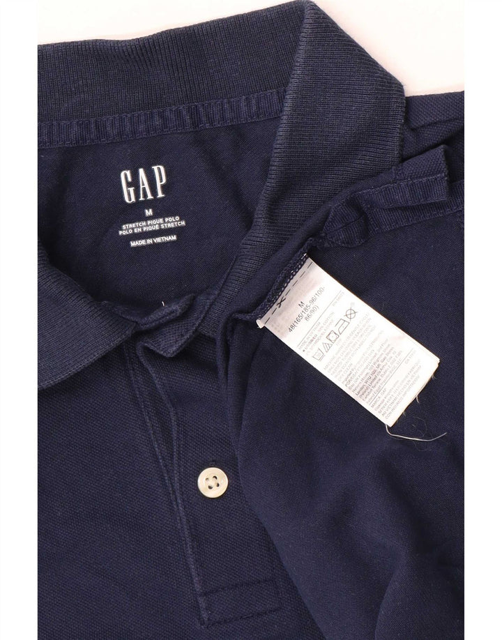 Tricou polo Gap pentru bărbați, bumbac, albastru bleumarin mediu