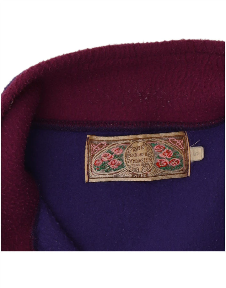 Pulover vintage pentru bărbați, cu gât cu nasturi, fleece, mic, multicolor