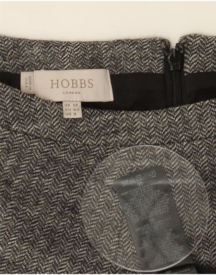 Rochie Hobbs pentru femei UK 12, lână gri mijlocie, în schemă