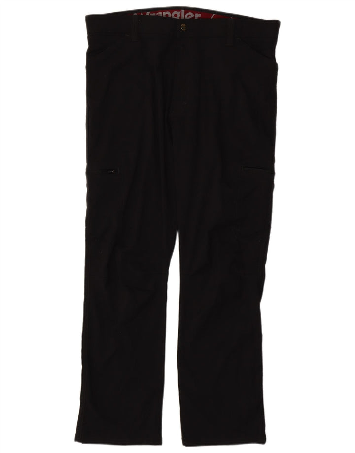 Pantaloni cargo drepti pentru bărbați WRANGLER W38 L30 Nylon negru