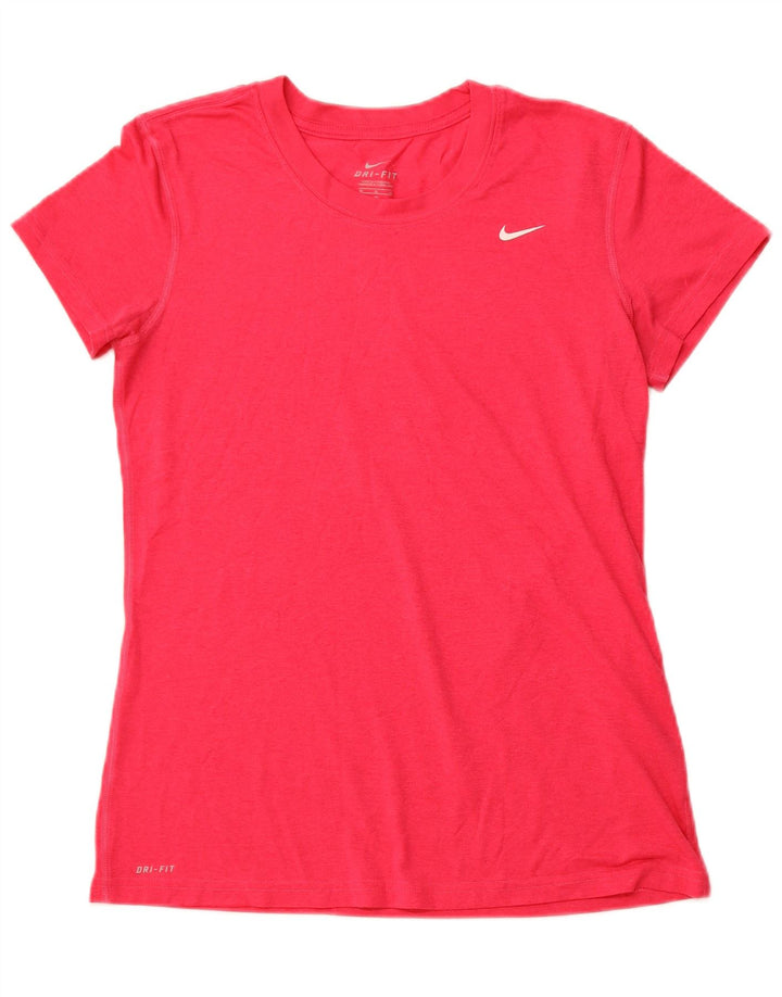 Tricou pentru femei Dri Fit NIKE Top UK 12 Medium Pink Poliester