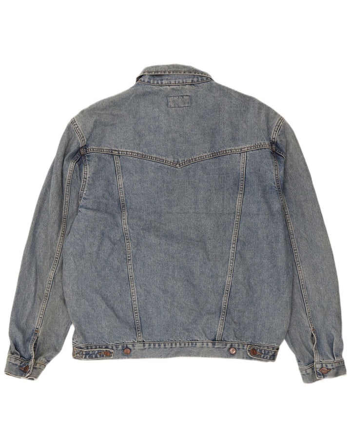 Jachetă de blugi pentru bărbați Wrangler UK 42 XL Bumbac albastru