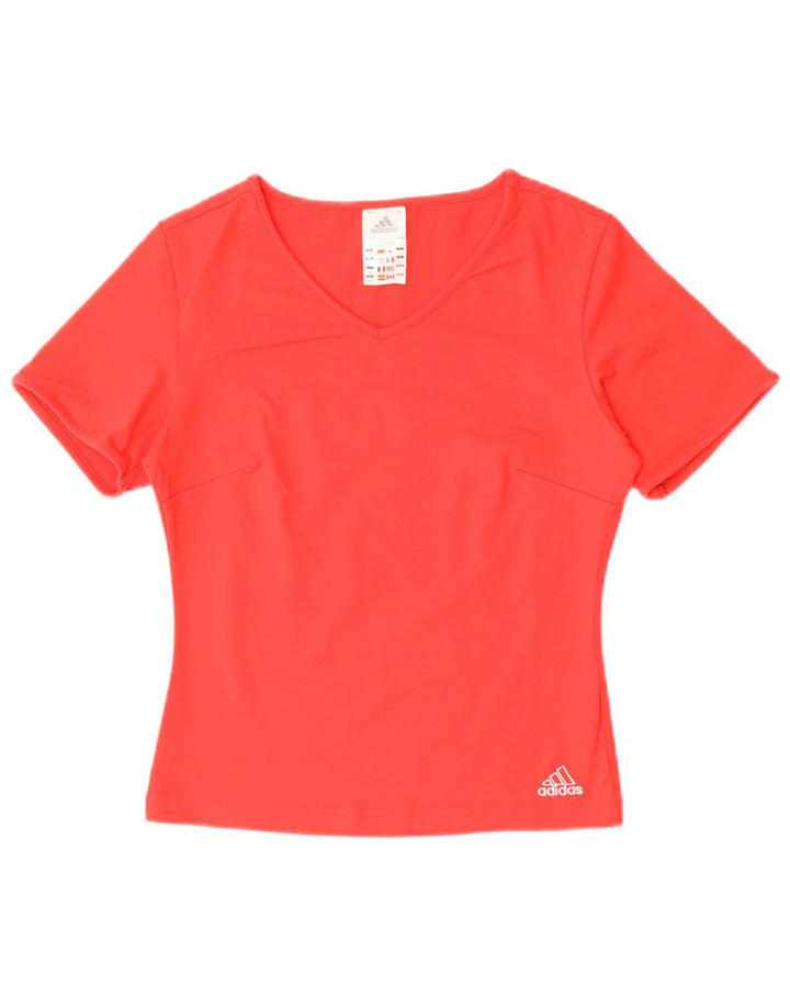 Tricou Adidas pentru femei Top UK 12 Medium Red Poliester