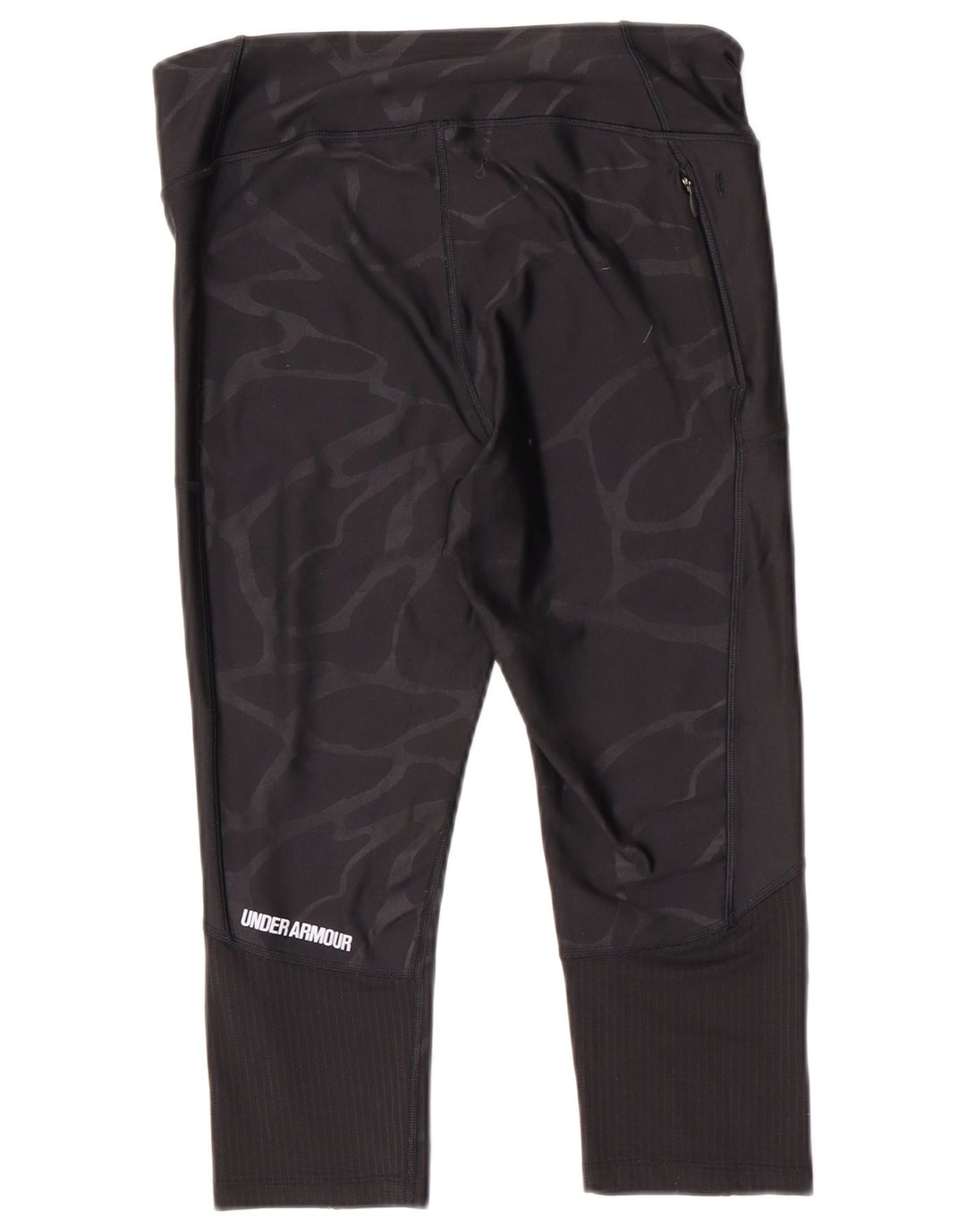 Leggings Capri Under Armour pentru femei UK 14, camuflaj mediu negru