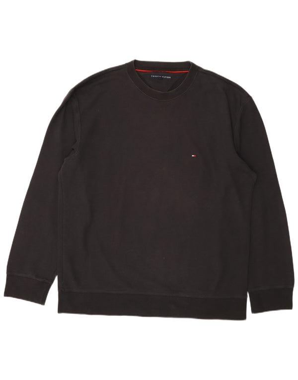 Hanorac pentru bărbați Tommy Hilfiger Jumper XL bumbac negru