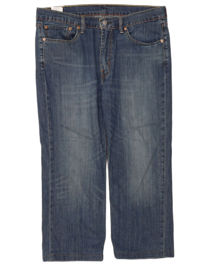 Blugi Capri pentru femei Levi's W36 L23 Bumbac albastru