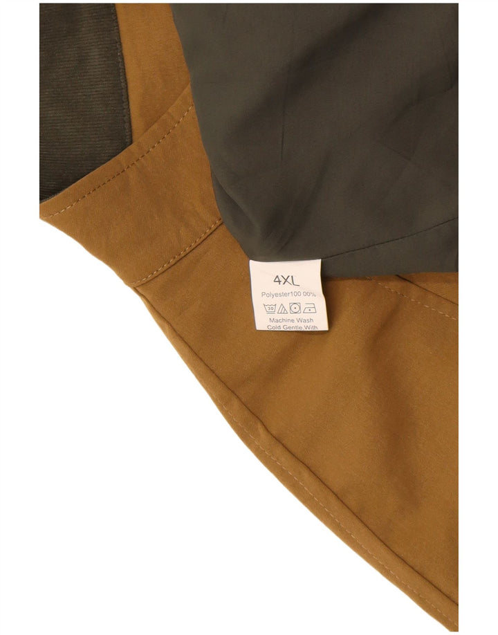 Trenci pentru femei Vintage UK 24 4XL Maro Poliester