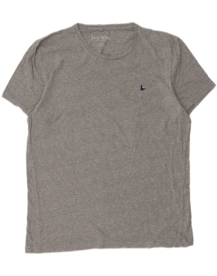 Tricou Jack Wills pentru bărbați Top mare din bumbac gri