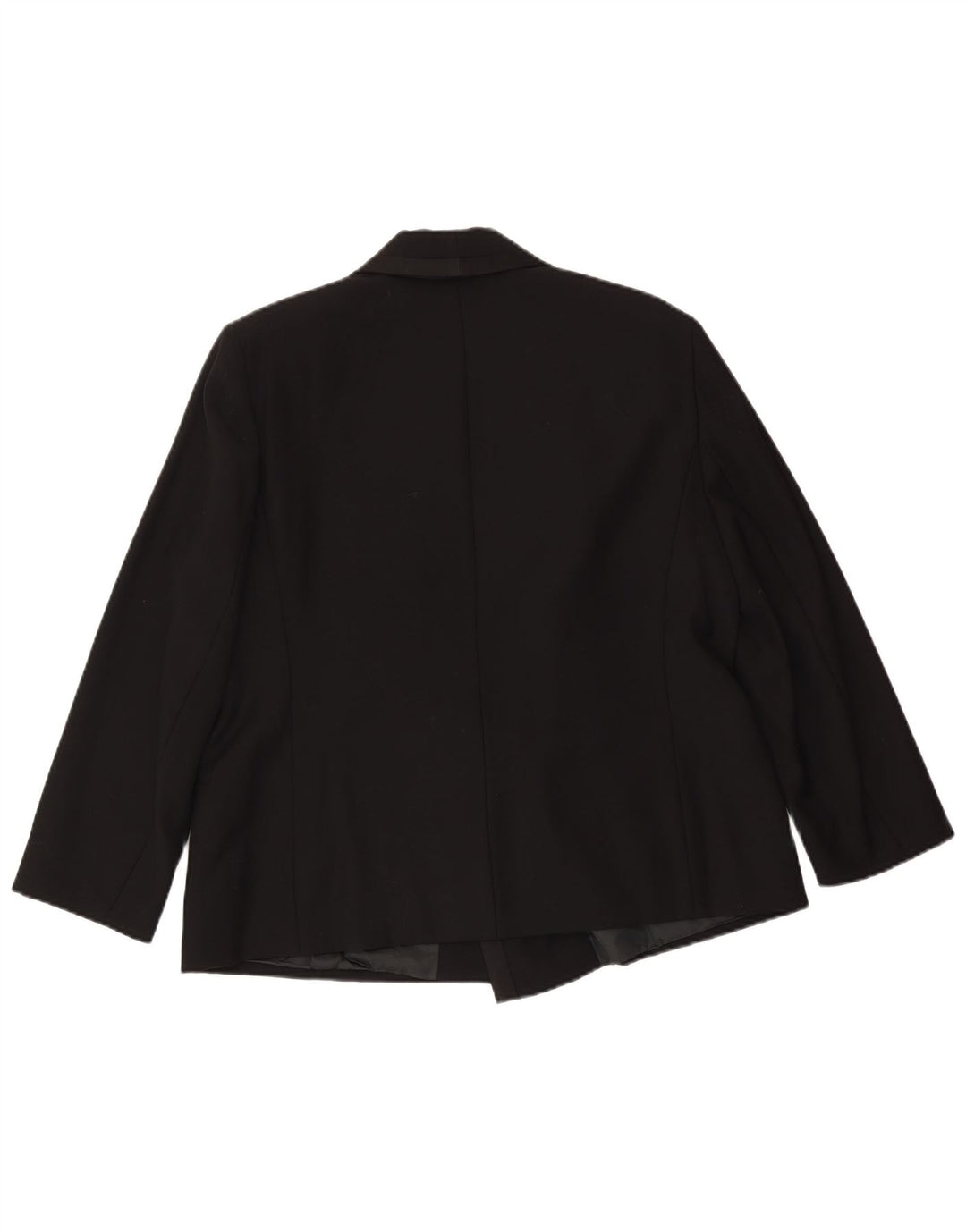 Laura Biagiotti Jachetă Blazer Femeie Dublu Breasted IT 48 XL Lână Neagră