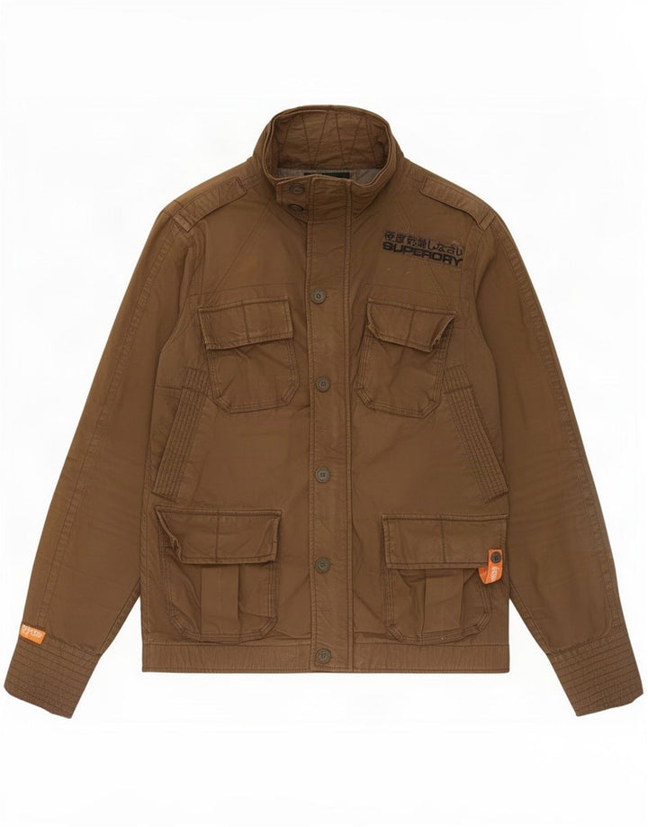Jachetă militară Superdry pentru bărbați UK 38 Medium Khaki Bumbac
