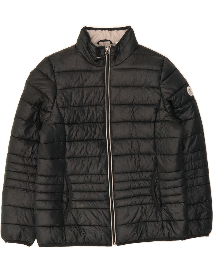 ROADSIGN Mens Padded Jacket UK 42 XL Navy Blue Polyester Vintage Roadsign and Second-Hand Roadsign from Messina Hembry 