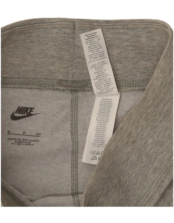 Leggings grafic Nike pentru femei UK 10, bumbac gri mic