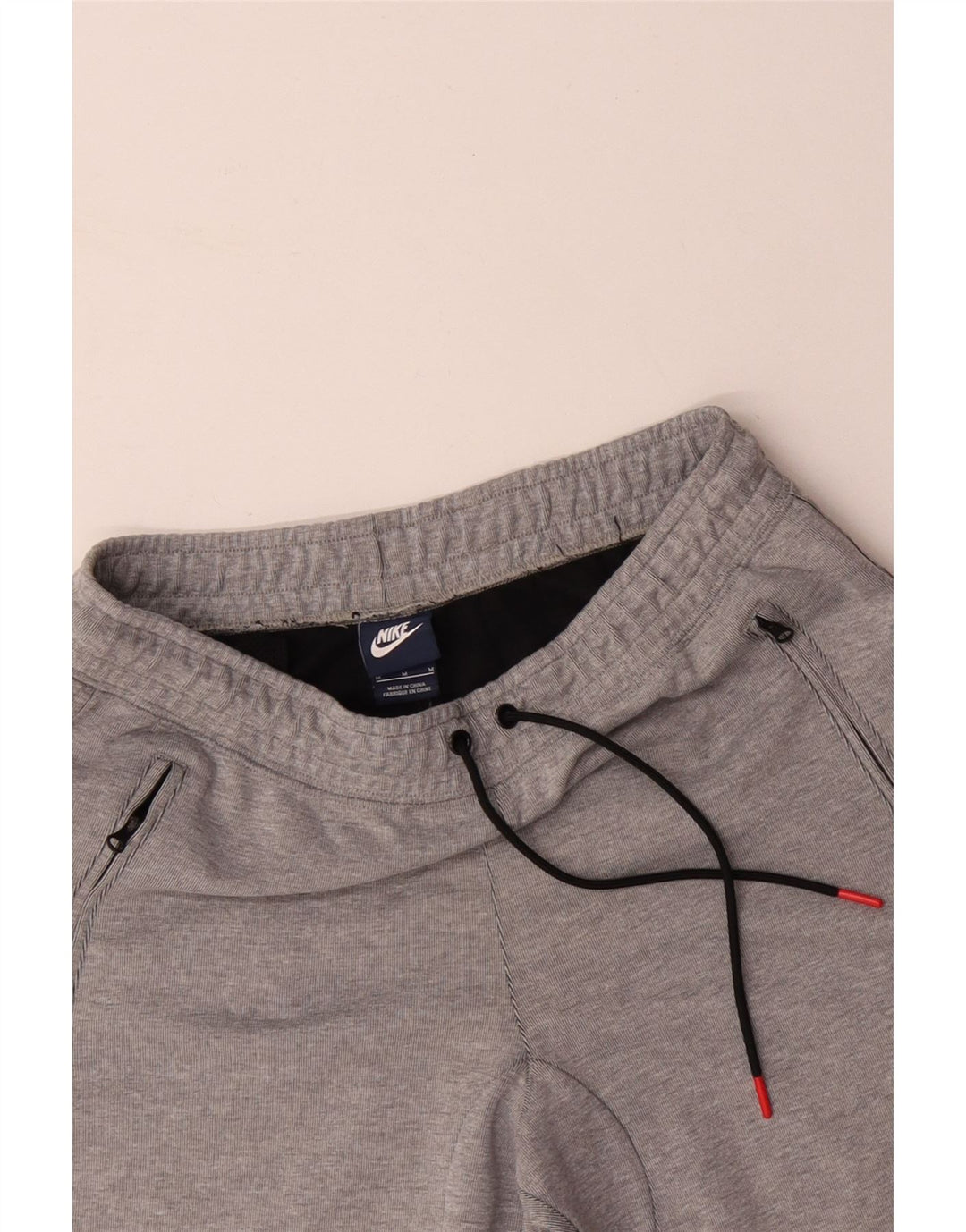 Pantaloni scurți sport NIKE pentru bărbați, bumbac, gri mediu