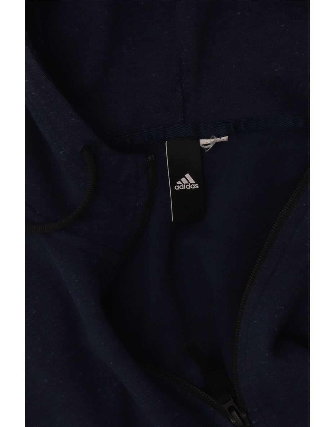 Pulover Adidas pentru bărbați, cu fermoar, albastru, mijlociu, pete