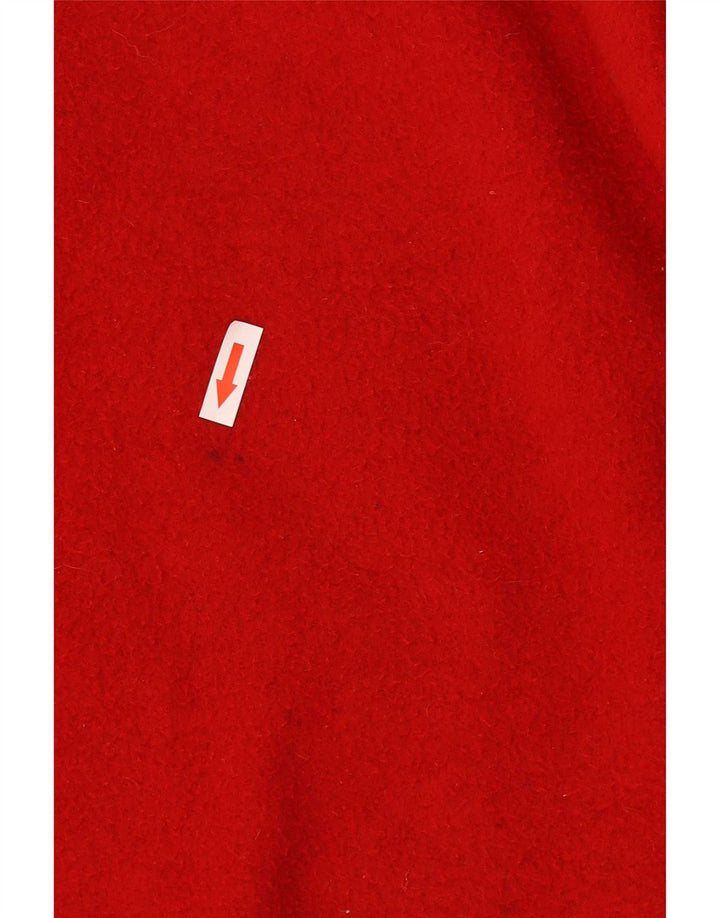 Pulover pentru femei Endurance, cu gât cu nasturi, fleece UK 10 Small Red Geometric