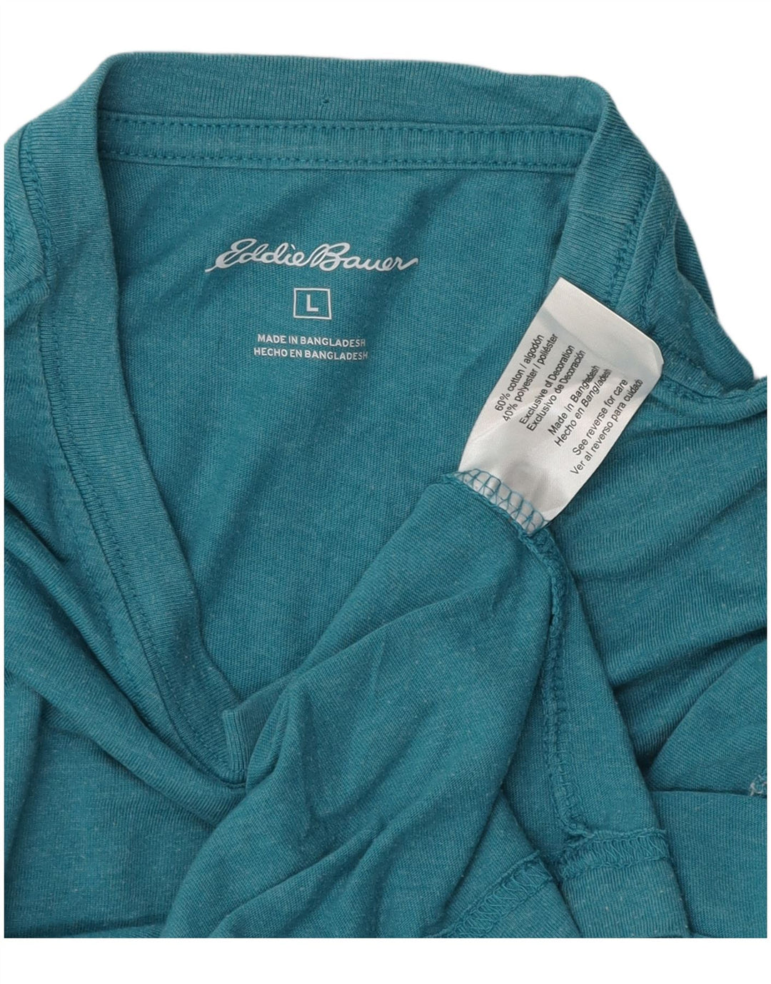 EDDIE BAUER Tricou Bărbați Top Mare Bumbac Albastru