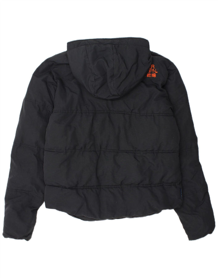 Jachetă căptușită cu glugă Superdry pentru bărbați UK 40 mare nailon bleumarin