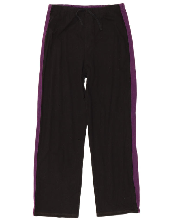 Pantaloni de trening Marks & Spencer pentru fete 15-16 ani, negru, color block