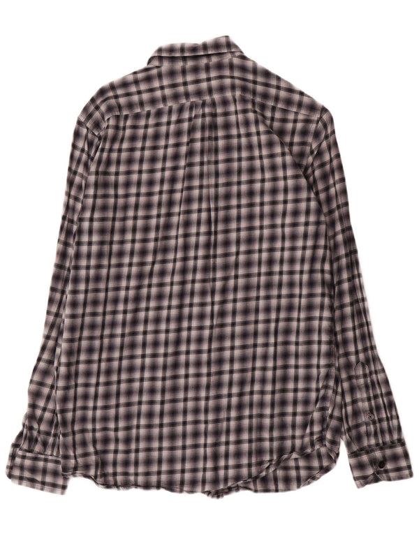 Cămașă pentru bărbați Diesel Medium Black Check Bumbac