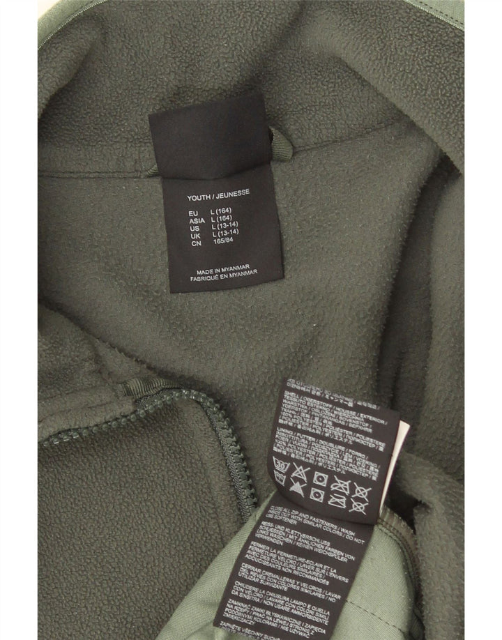 Jack Wolfskin pentru fete jachetă fleece 13-14 ani mare kaki poliester