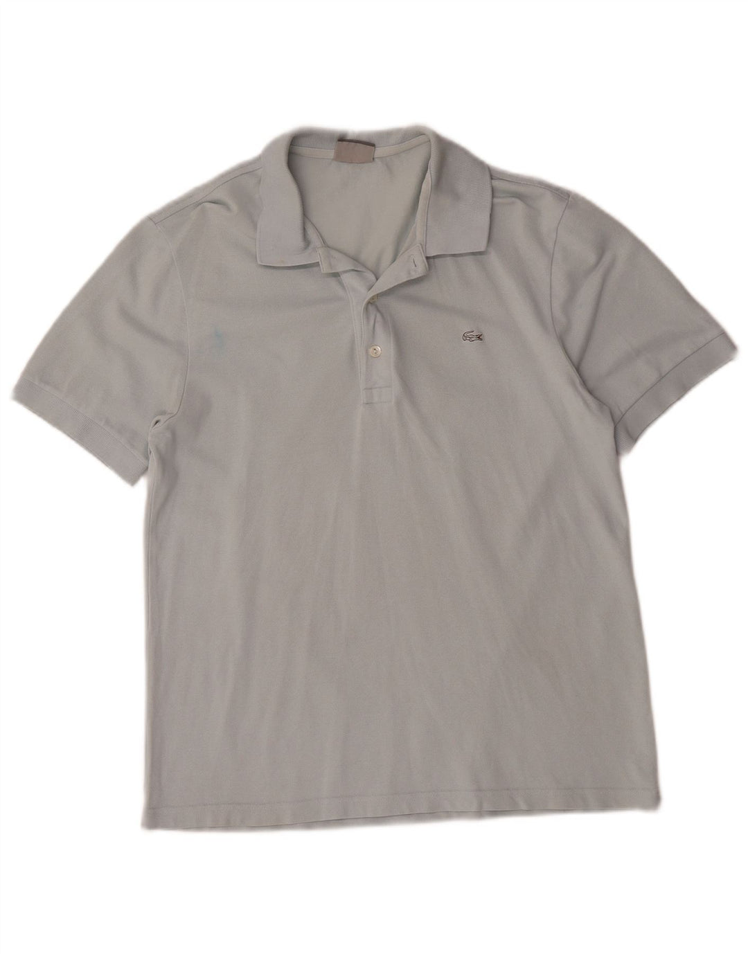 Tricou polo Lacoste pentru bărbați, mărimea 4, bumbac albastru mediu