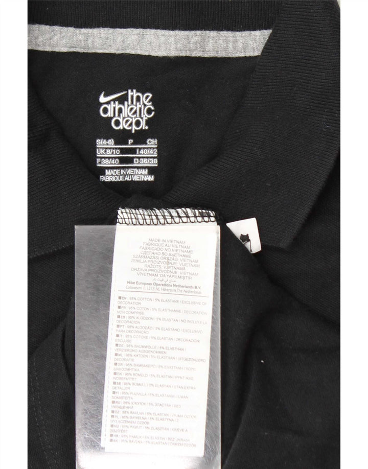Tricou polo Nike pentru femei UK 8/10 Small Negru