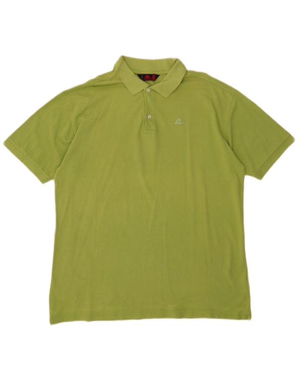Tricou polo pentru bărbați Kappa 2XL bumbac verde