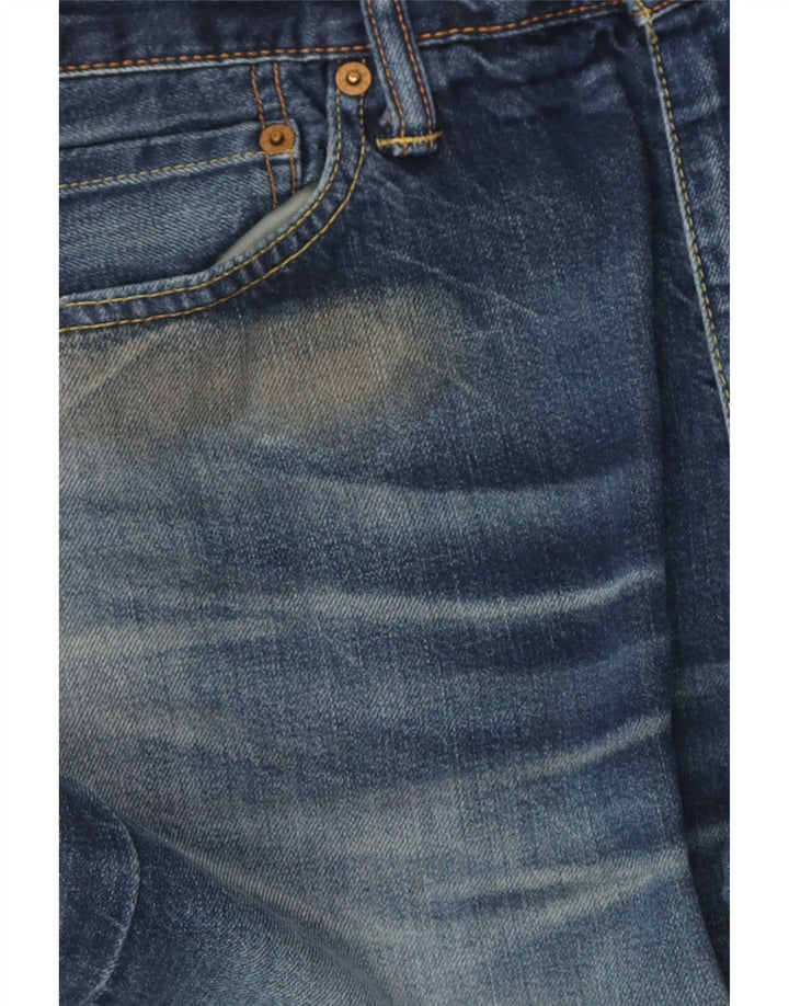 Blugi drepti pentru bărbați Levi's 504 W31 L34 Bumbac albastru