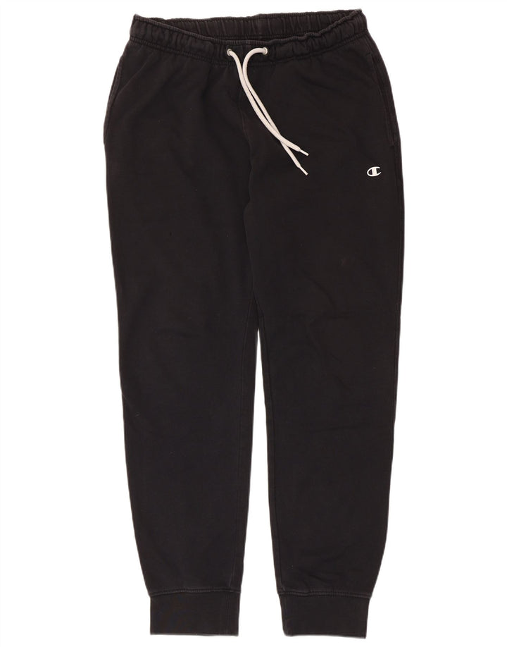 Pantaloni de trening pentru bărbați Champion Pantaloni de jogging Bumbac mediu negru