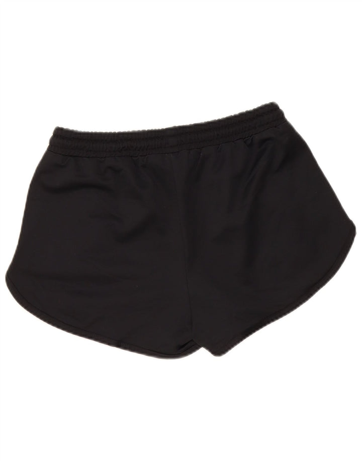 Pantaloni scurti sport grafic Ellesse pentru femei UK 8 Small Negru Poliester