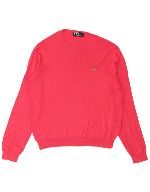 Pulover Polo Ralph Lauren pentru bărbați, cu gât crew, bumbac XL, roz