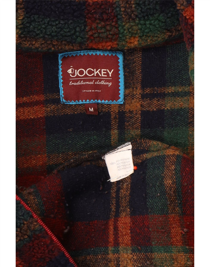 Jachetă fleece cu glugă pentru bărbați Jockey UK 38 Medium, multicolor, poliester în carouri