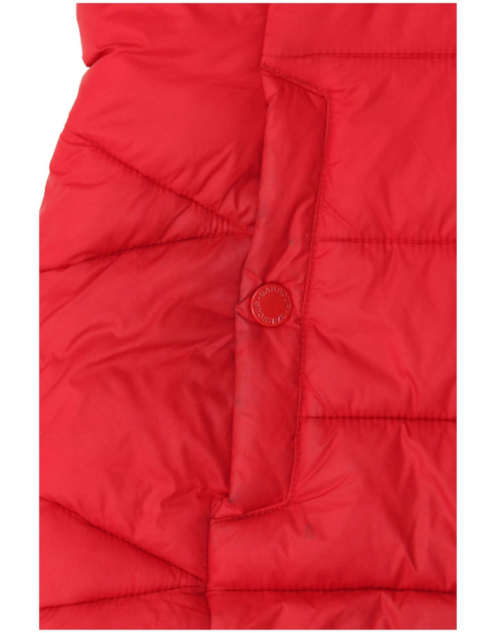 Jachetă căptușită pentru bărbați Barbour UK 8 Small Red Poliamidă