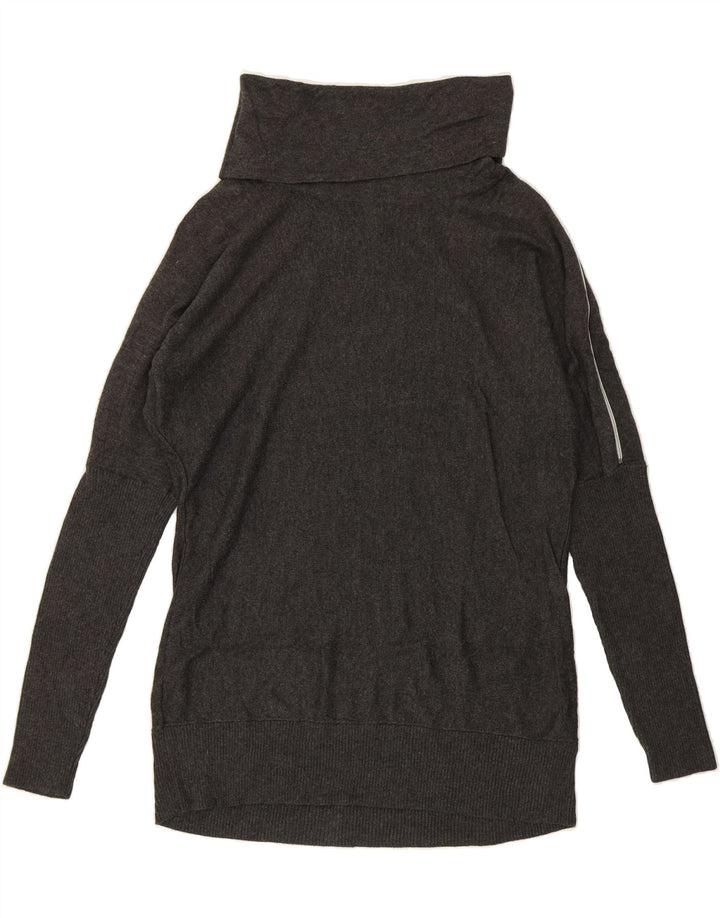 MICHAEL KORS Womens Oversized Roll Neck Jumper Sweater UK 10 Small Grey Vintage Michael Kors and Second-Hand Michael Kors from Messina Hembry 