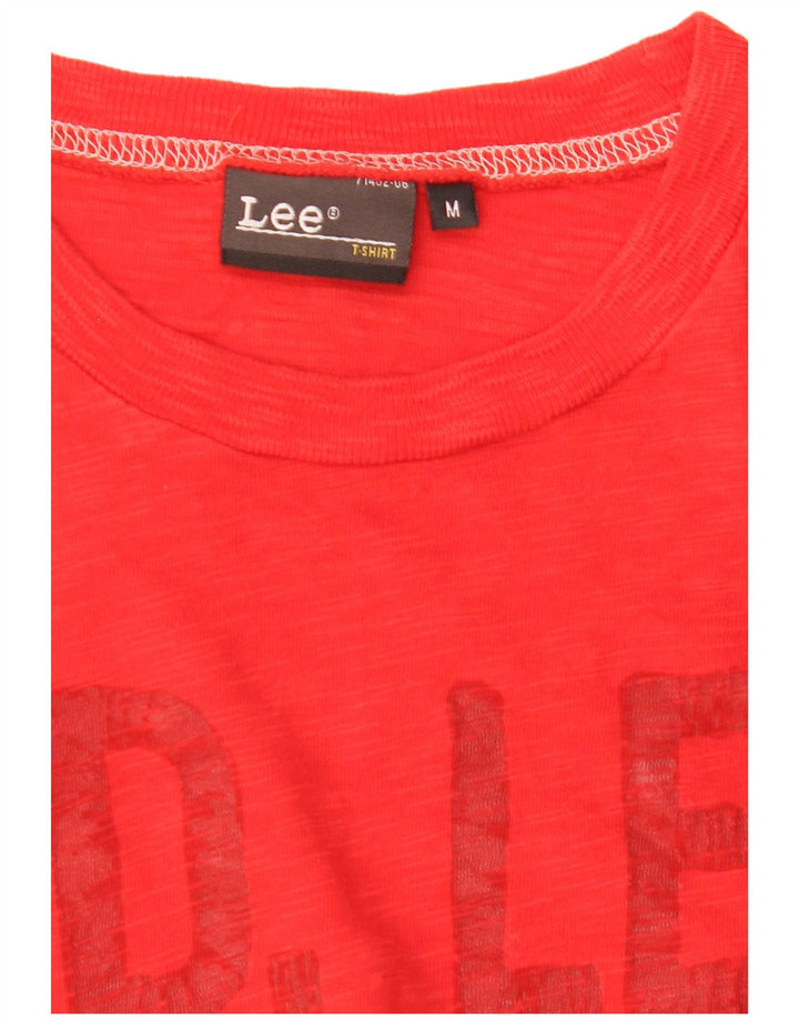 Tricou grafic pentru bărbați LEE Top Medium Red